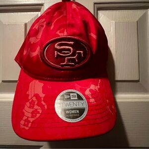 New Era Women’s Scarlet San Francisco 49ers Trippy 9Twenty Adjustable Hat